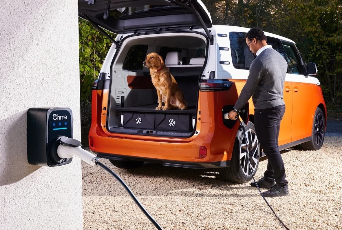 Home charging station for electric cars